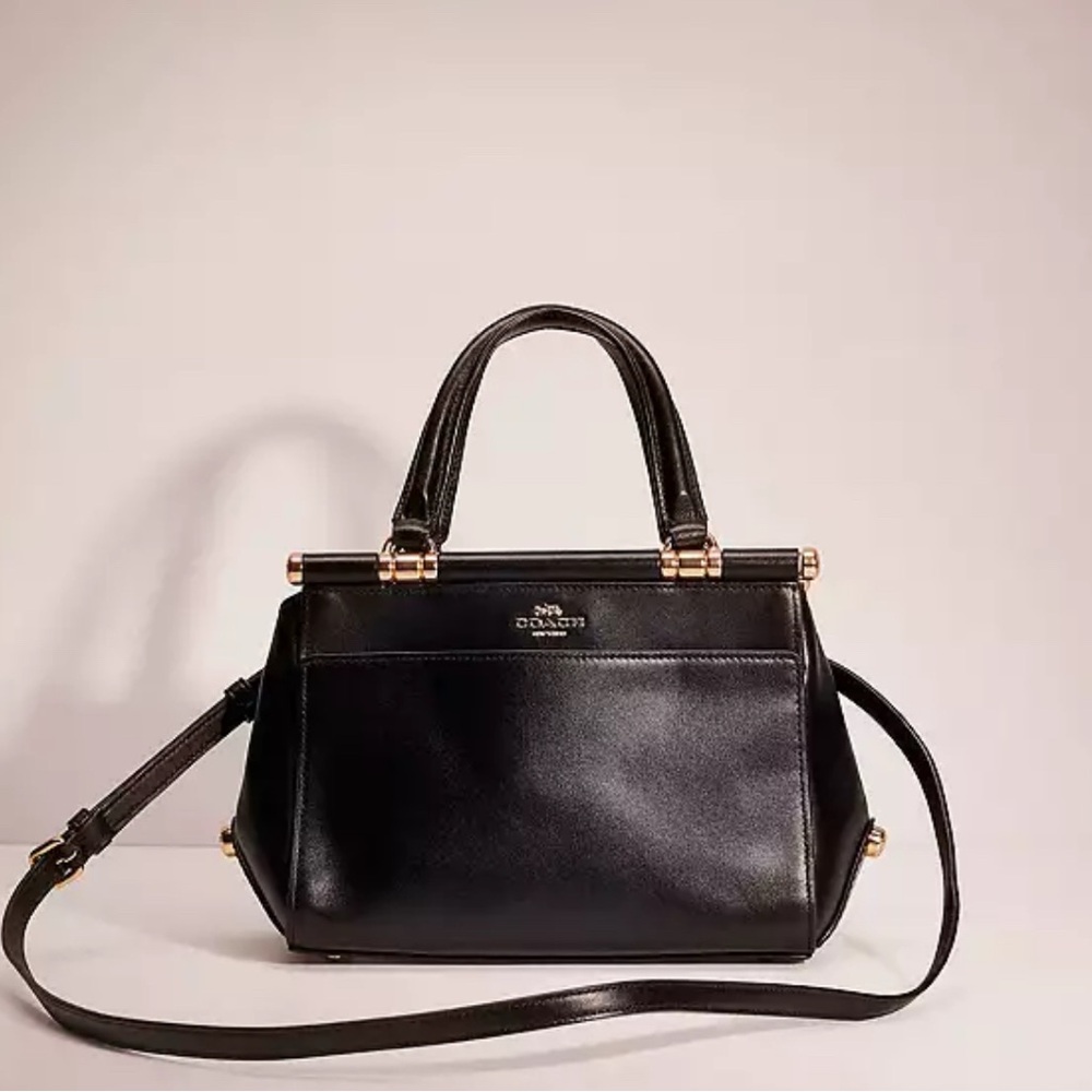 Coach Black Leather Grace Bag